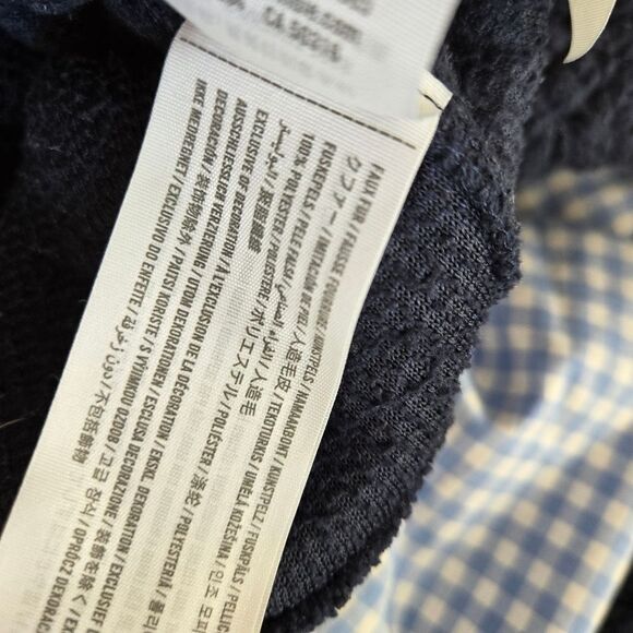 Abercrombie and Fitch Ble Fleece Pullover Quarter Zip Top - Picture 7 of 7